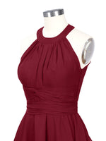 Halter Bridesmaid Dress 