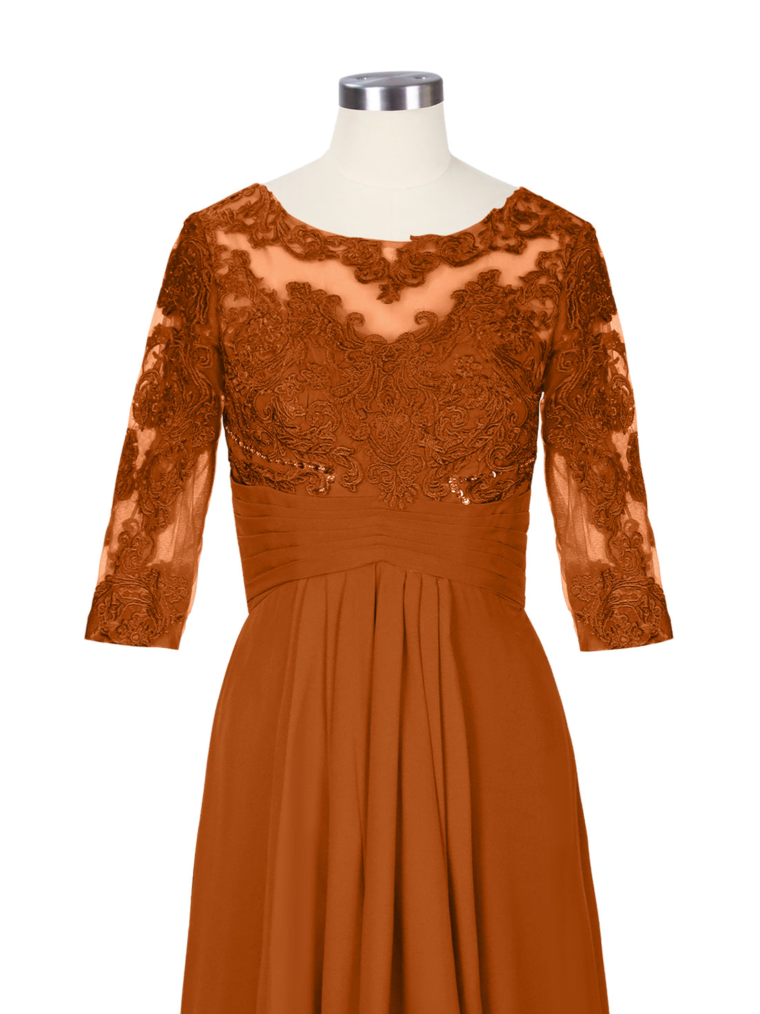 Three Quarter Sleeve Mother Dress 