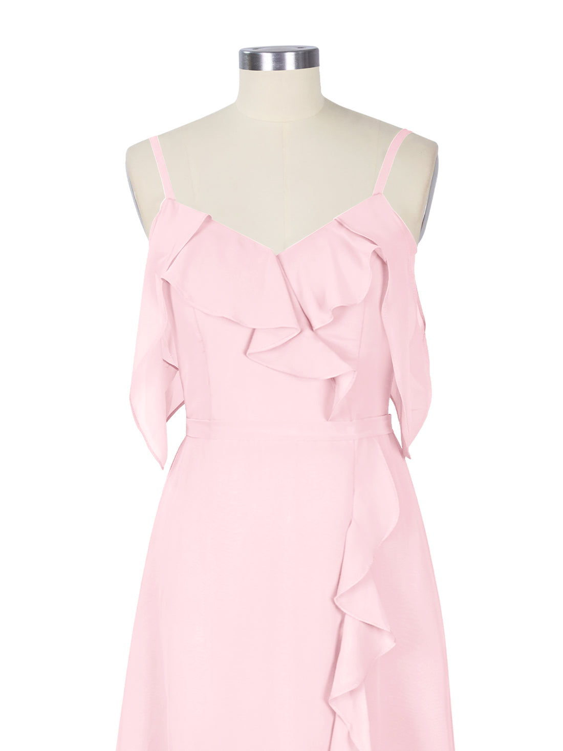 Flowy Spaghetti Bridesmaid Dress 