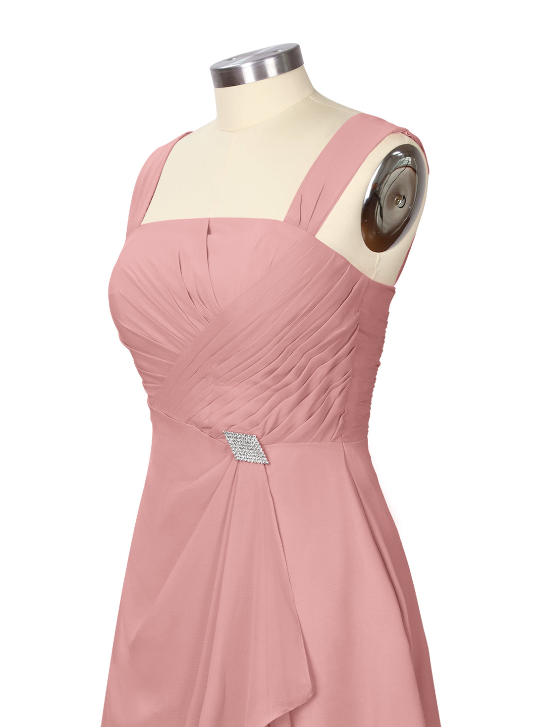 Ruched Chiffon Two-Piece Dress Set 
