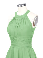 Halter Bridesmaid Dress 