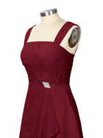 Ruched Chiffon Two-Piece Dress Set 