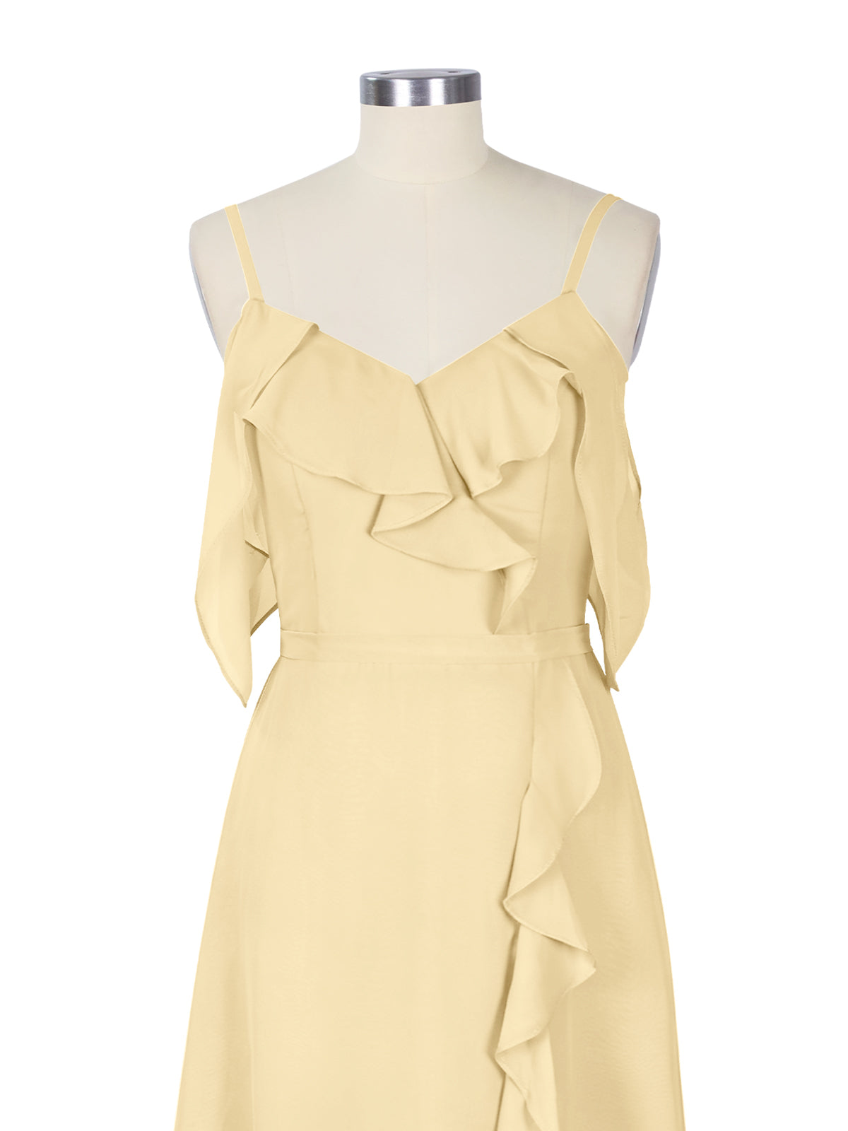 Flowy Spaghetti Bridesmaid Dress 