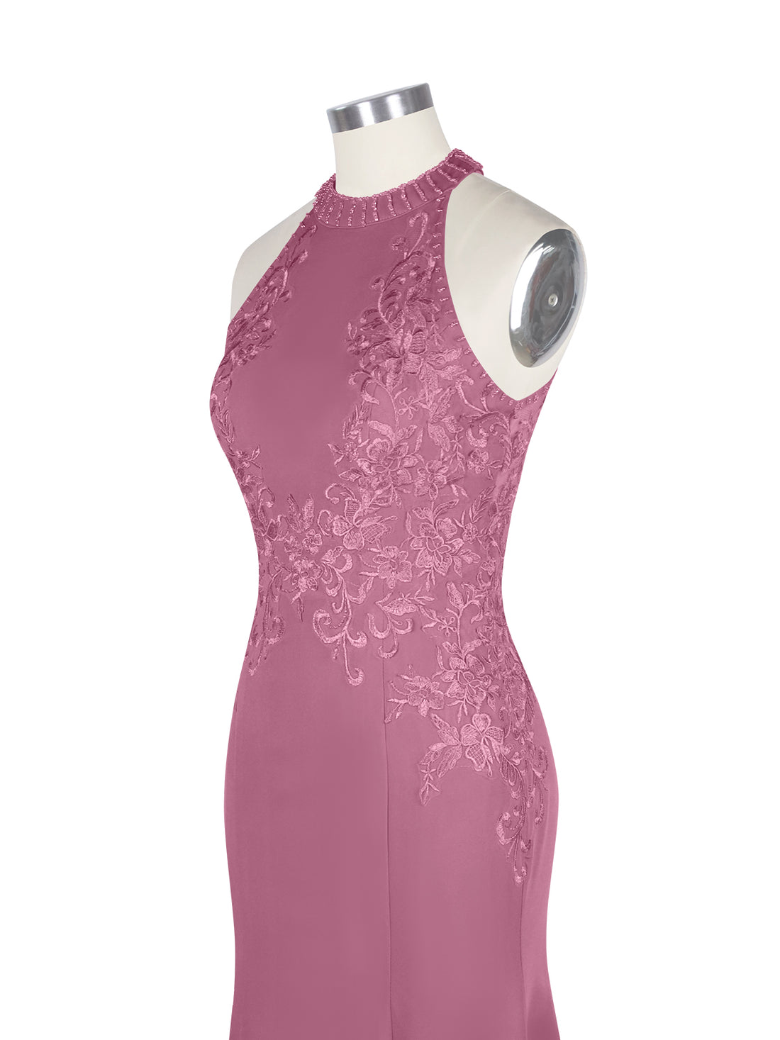Halter Neckline Trumpet Dress 