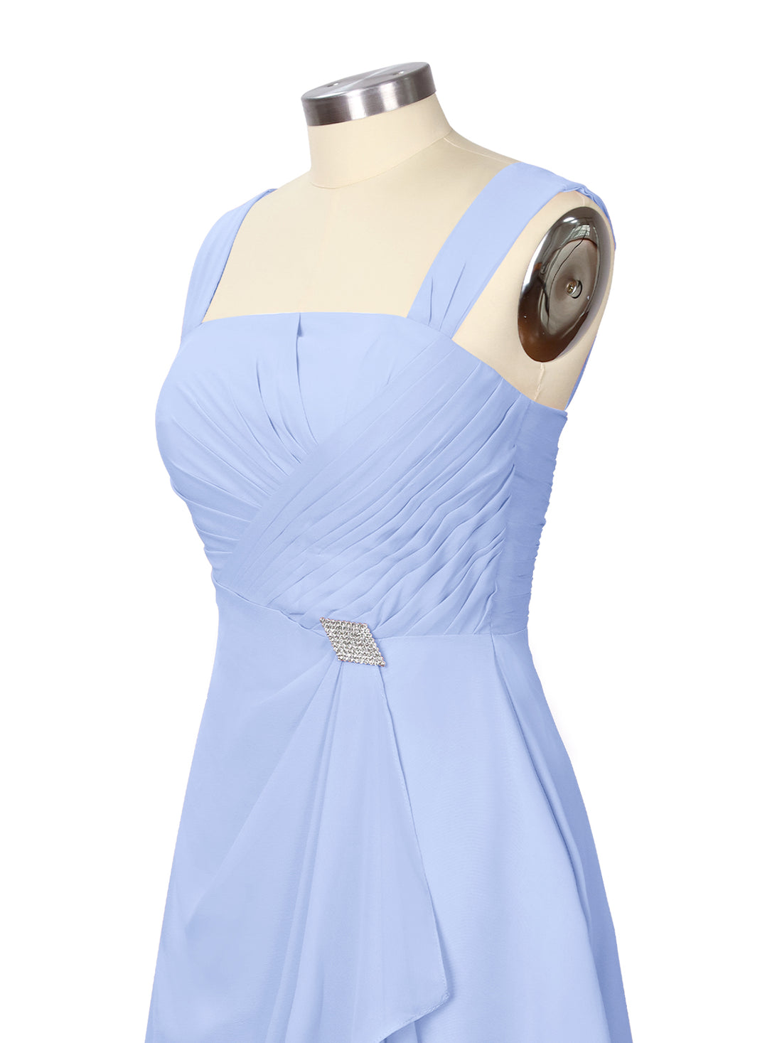 Ruched Chiffon Two-Piece Dress Set 