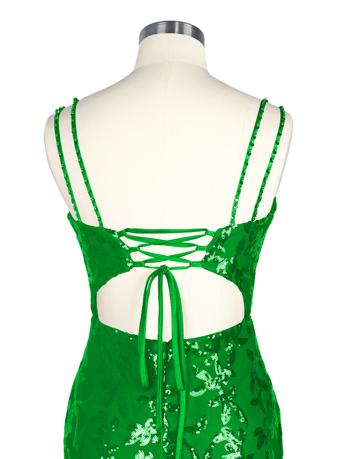 Double Spaghetti Bodycon Mini Dress 
