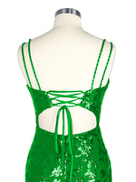 Double Spaghetti Bodycon Mini Dress 