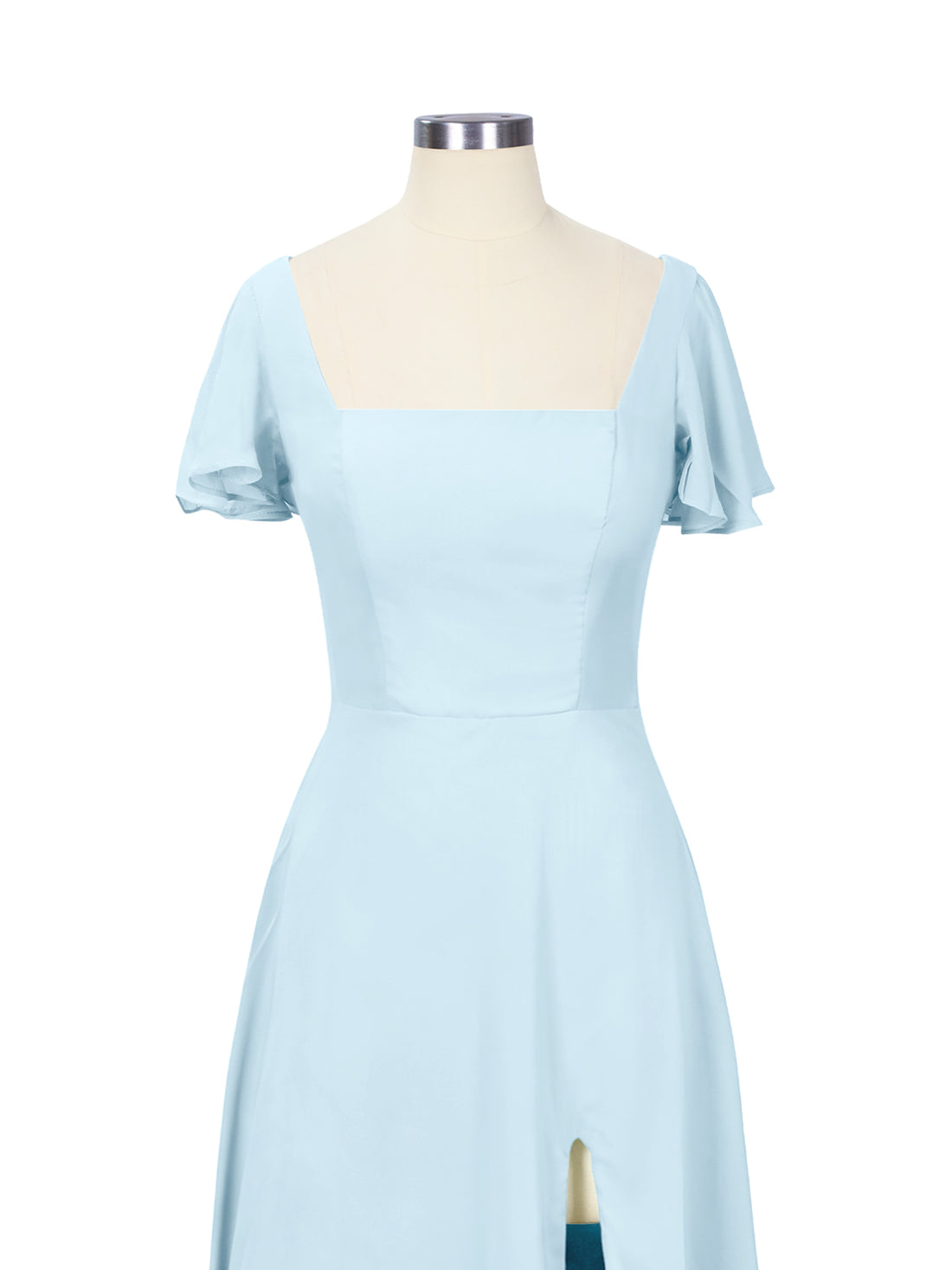 Flutter Sleeves Bridesmaid Dress 