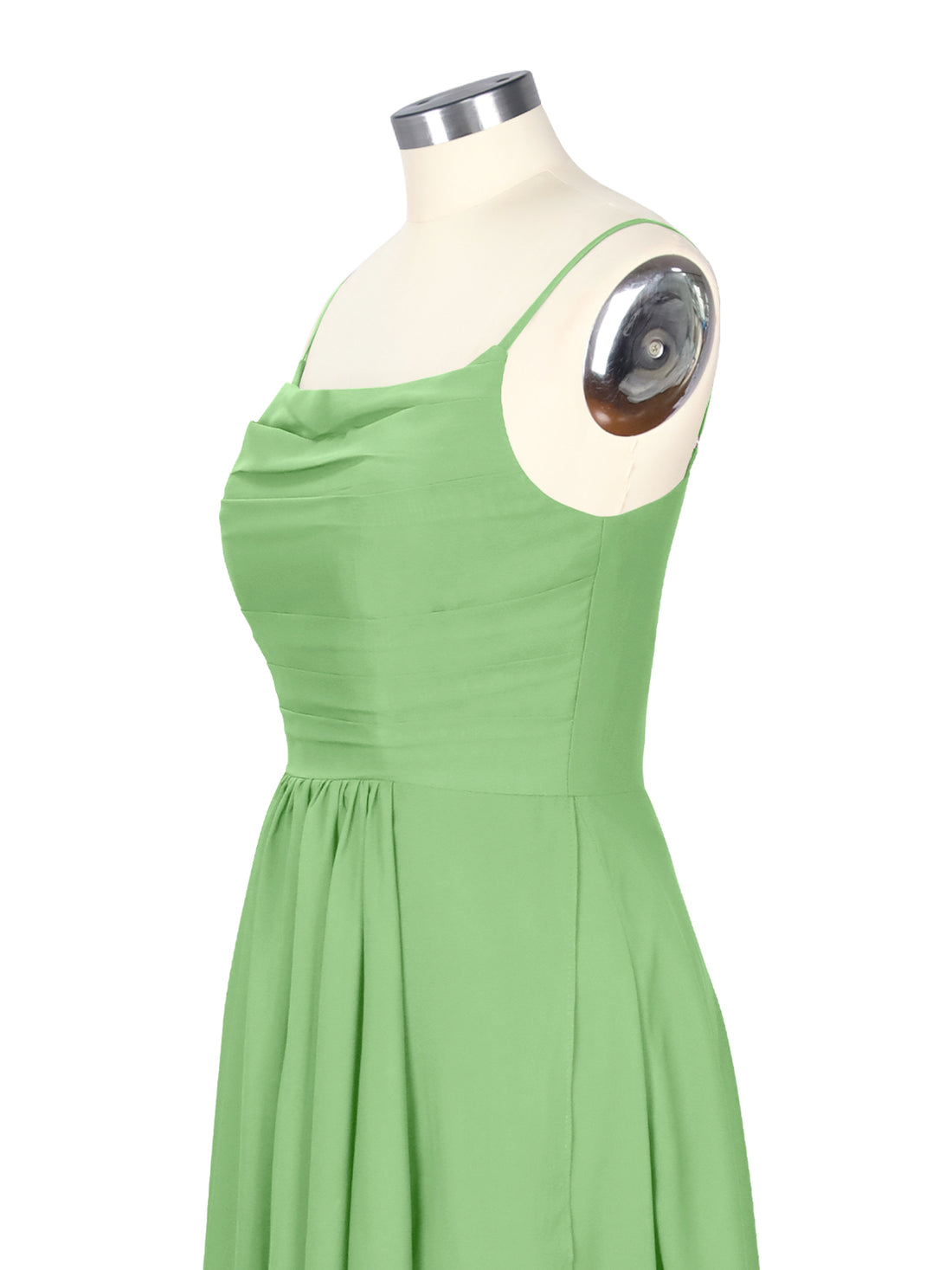 Spaghetti Asymmetrical Bridesmaid Dress 
