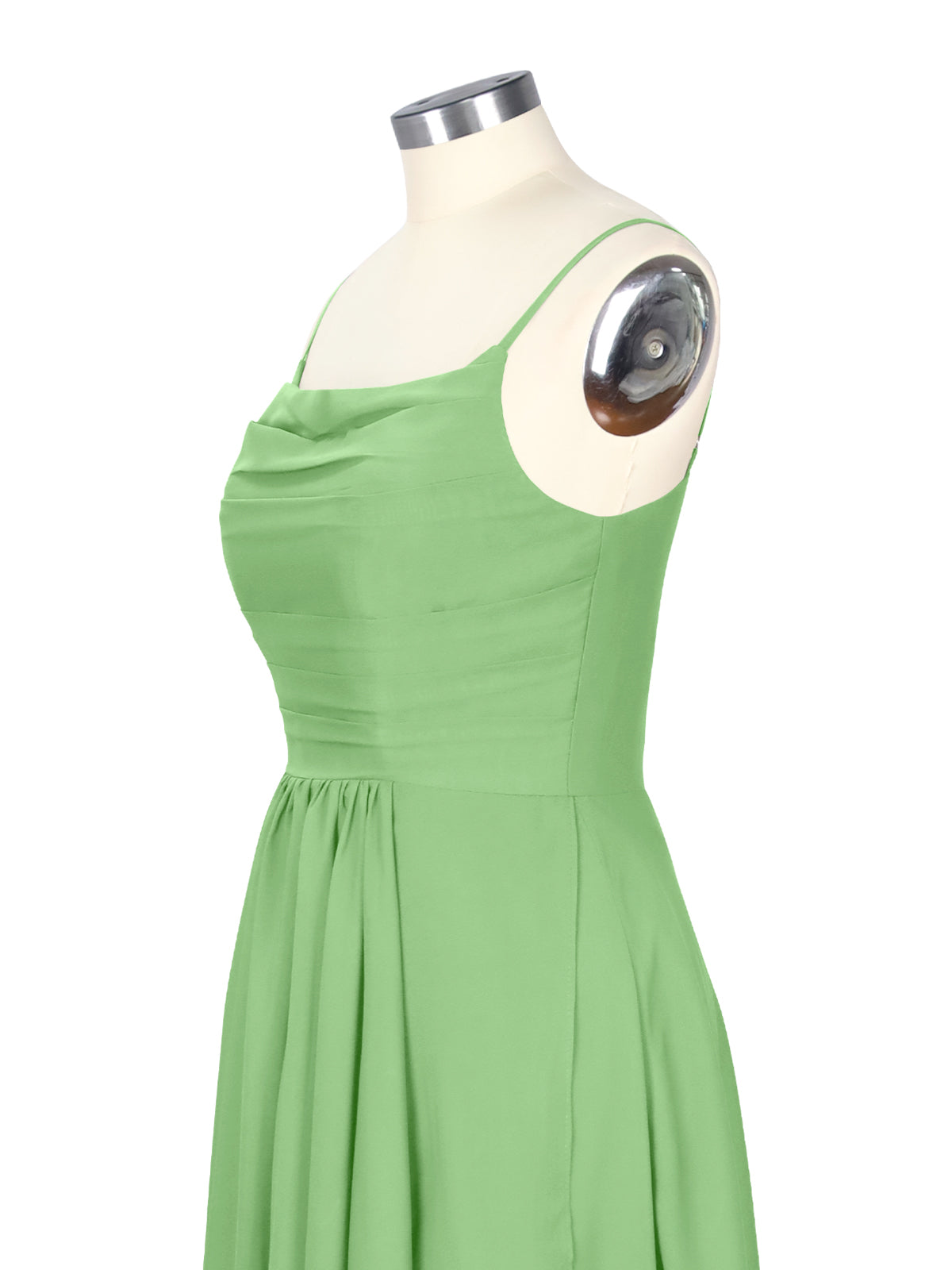 Spaghetti Asymmetrical Bridesmaid Dress 