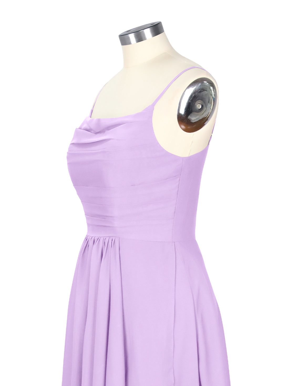 Spaghetti Asymmetrical Bridesmaid Dress 