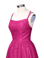 Sparkly Sequined A-line Mini Dress 