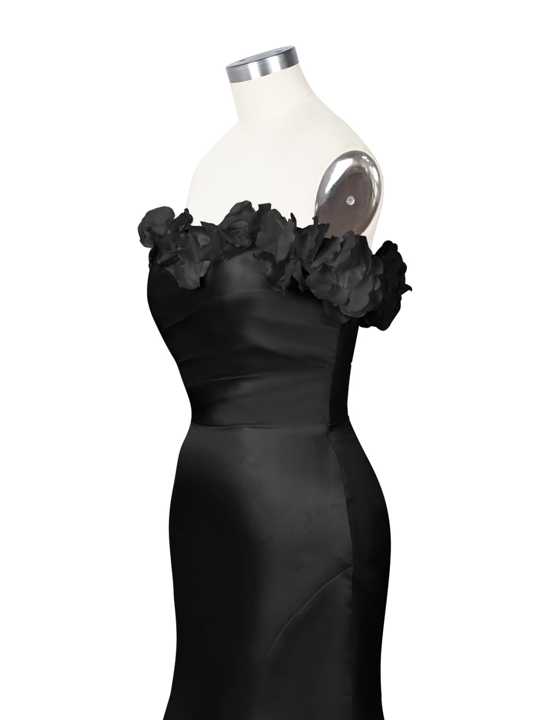 3D Floral Sheath Wedding Dress 