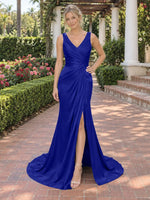 Slit Sheath Prom Dress 