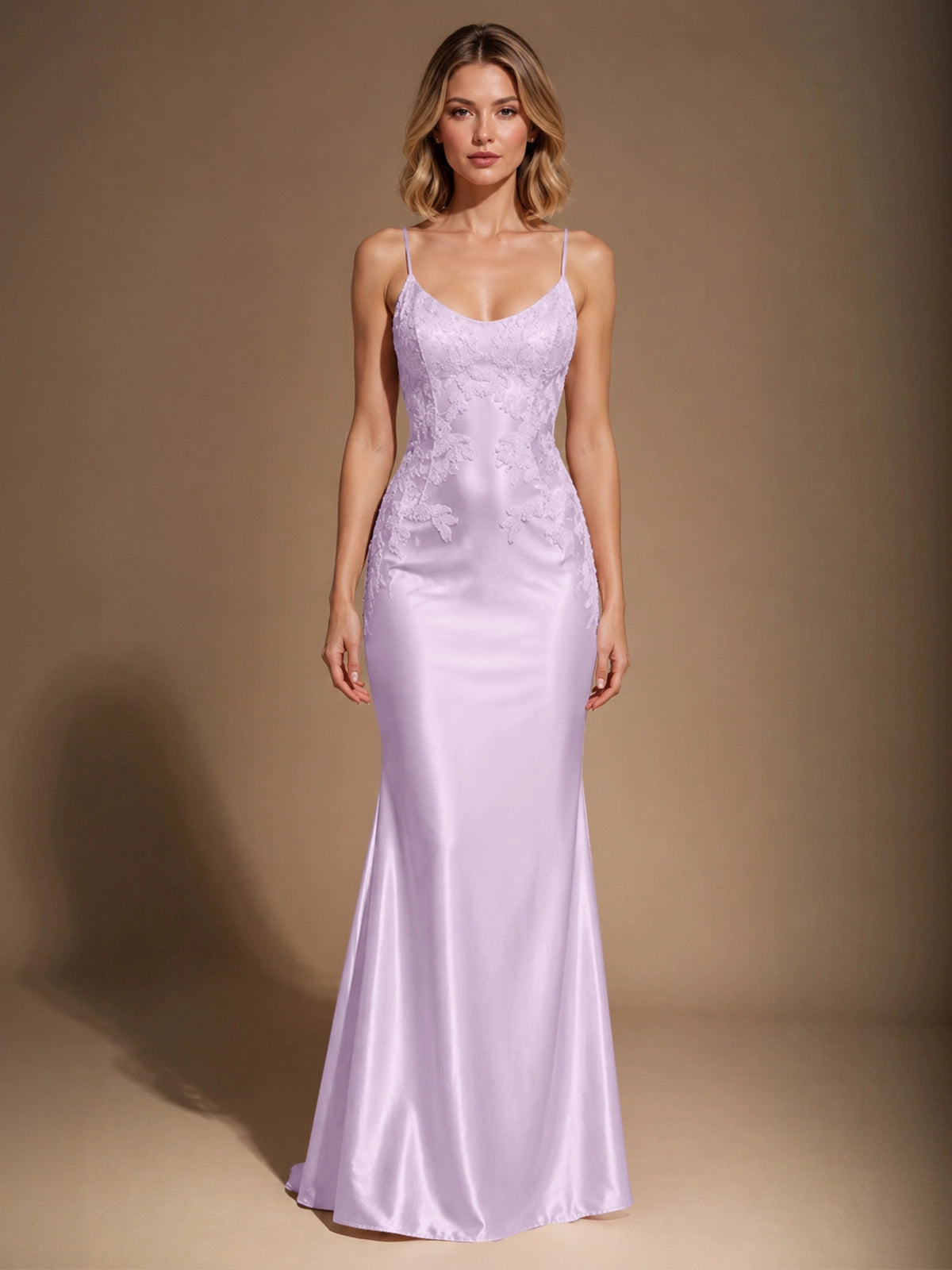 Mermaid Prom Dress with Sequin Appliques 