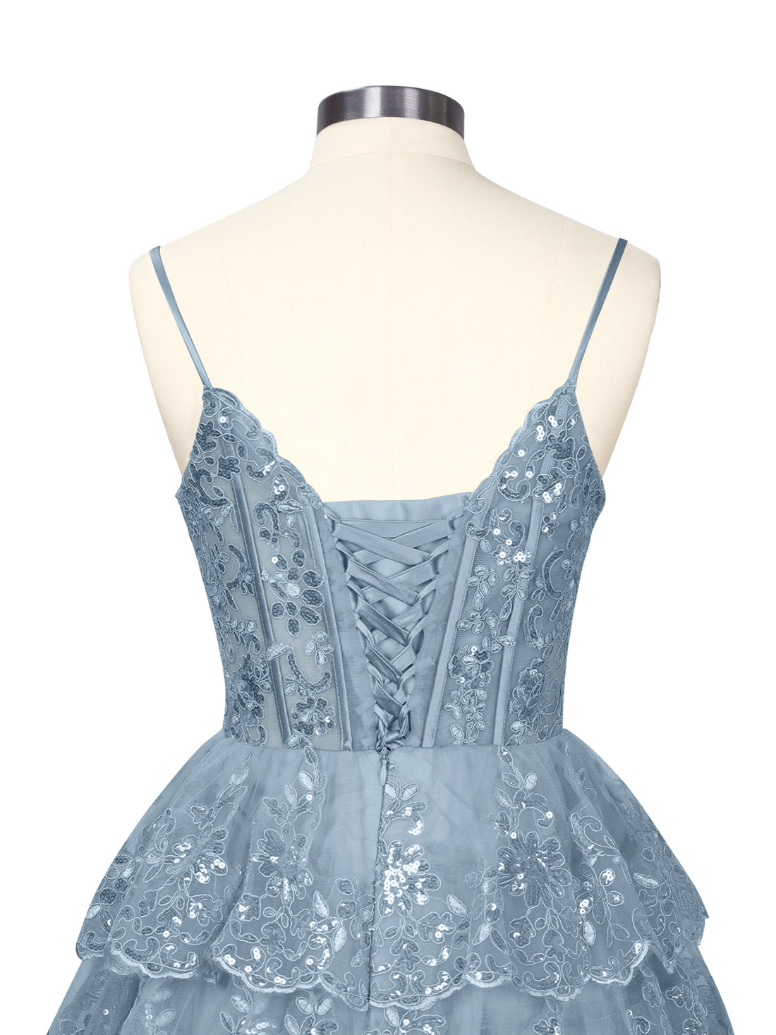 Sequin Appliques Mini Dress 