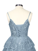 Sequin Appliques Mini Dress 