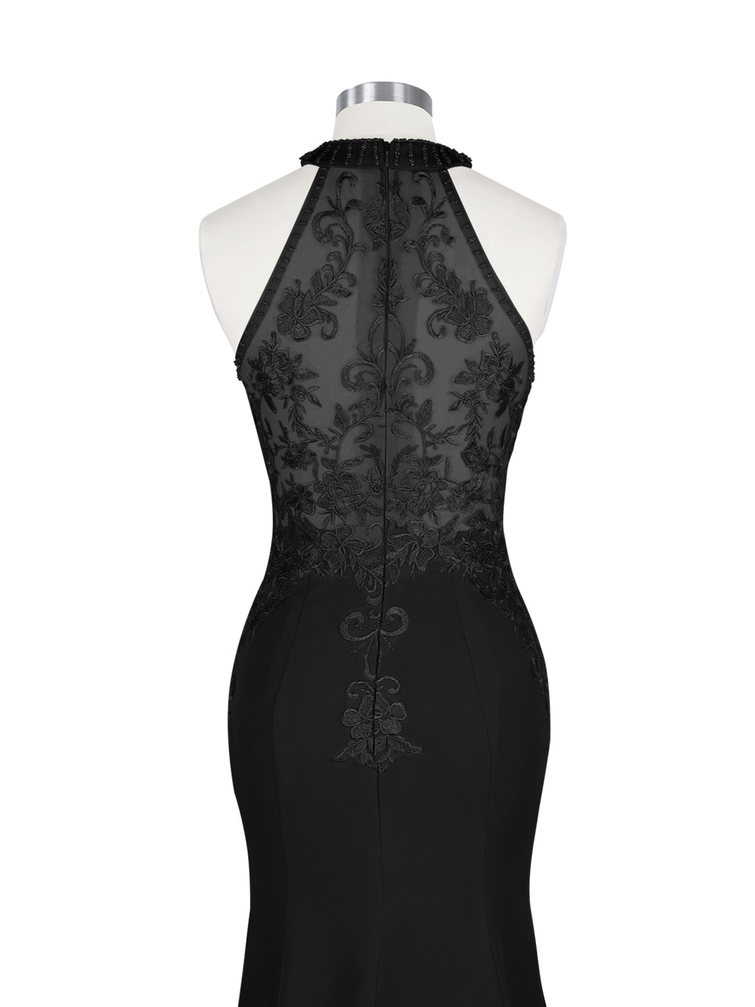 Halter Neckline Trumpet Dress 