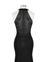 Halter Neckline Trumpet Dress 
