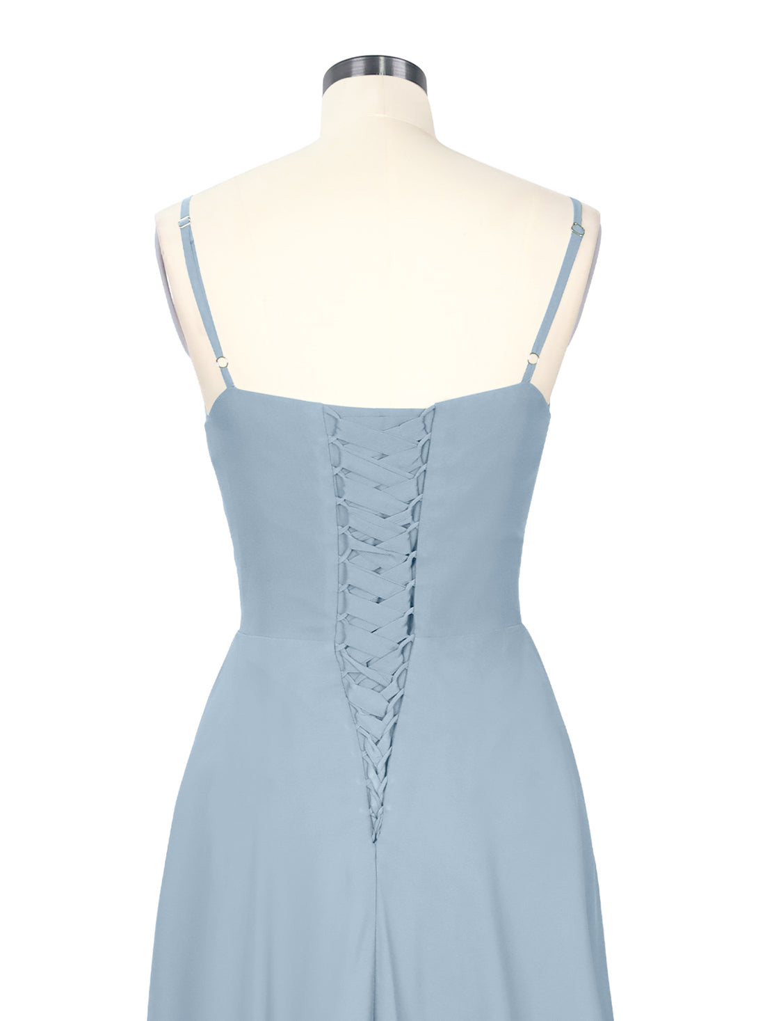 Spaghetti Asymmetrical Bridesmaid Dress 
