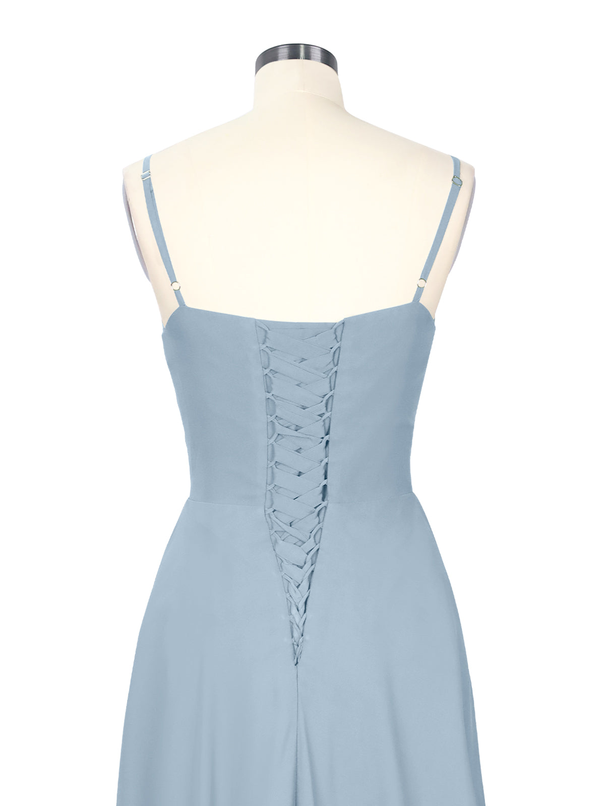 Spaghetti Asymmetrical Bridesmaid Dress 