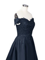 Applique Bodice Prom Dress 