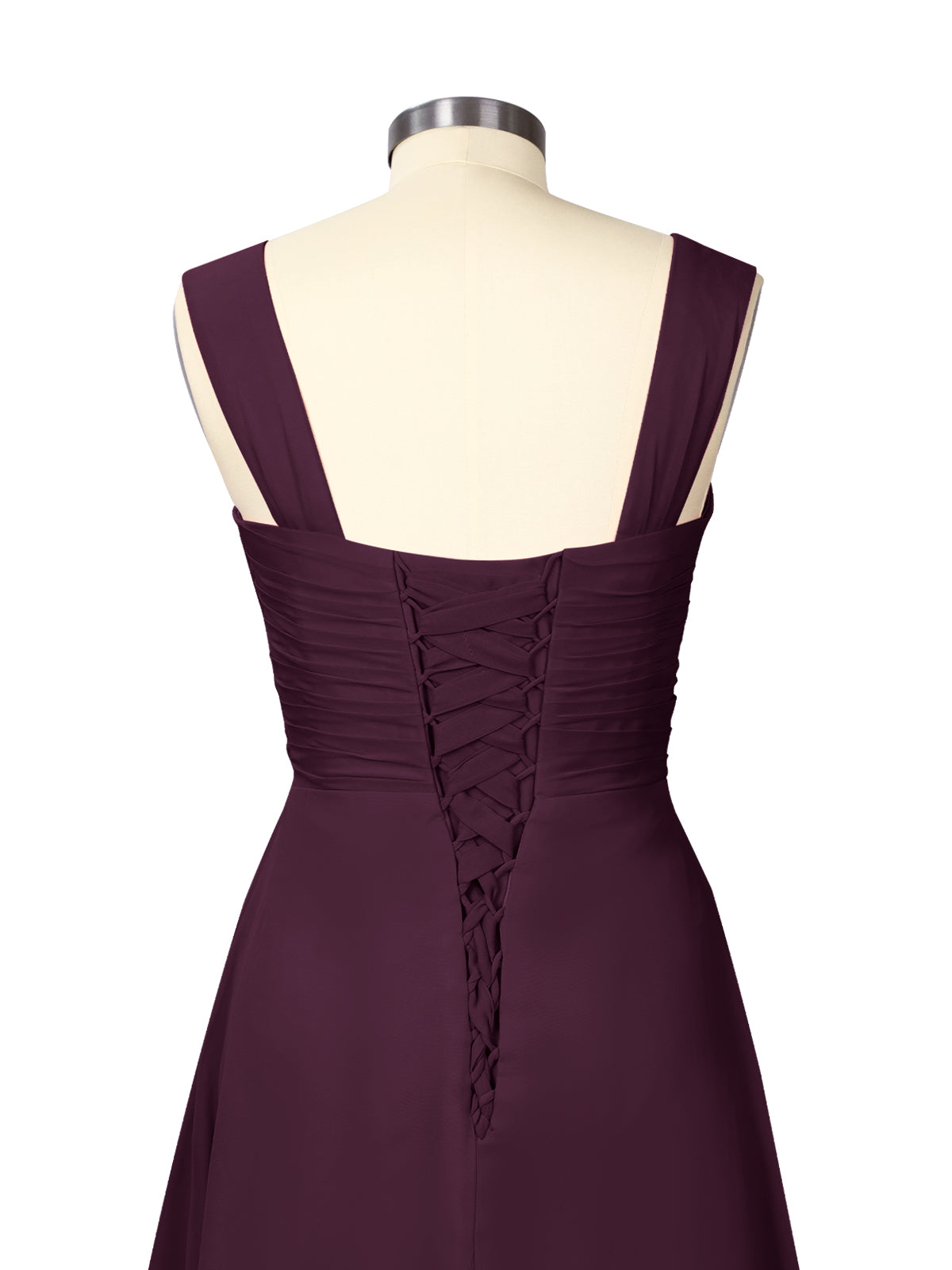 Ruched Chiffon Two-Piece Dress Set 