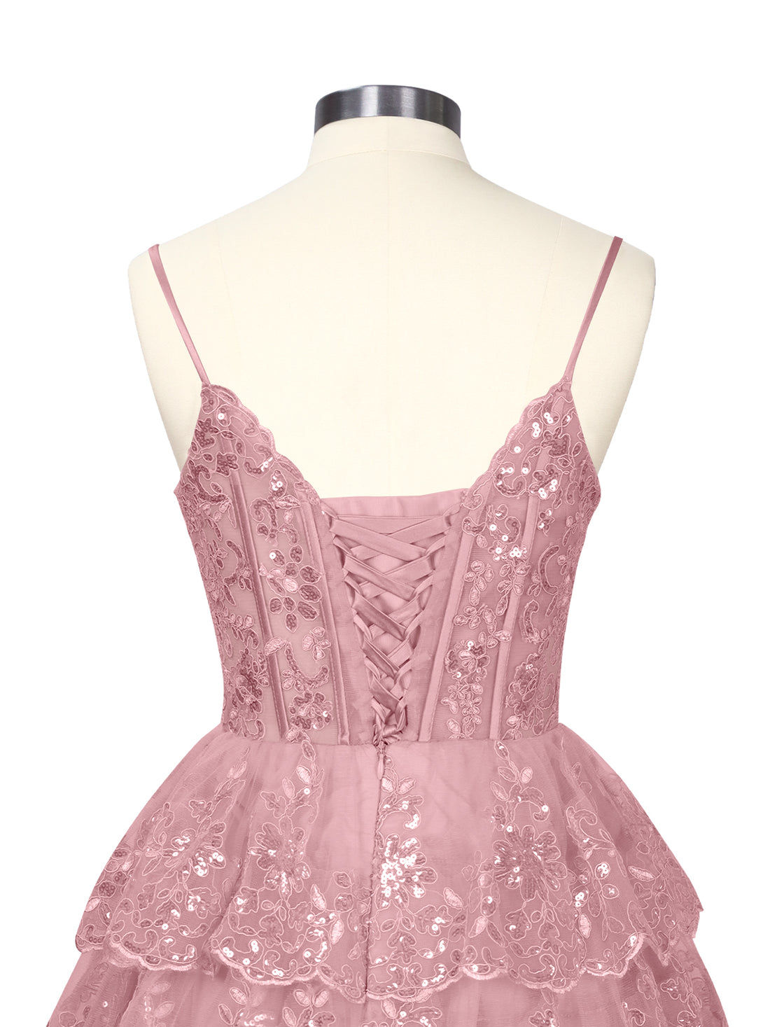 Sequin Appliques Mini Dress 