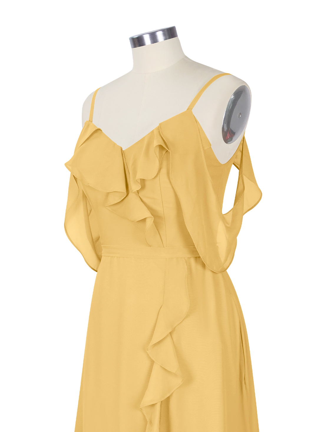 Flowy Spaghetti Bridesmaid Dress 