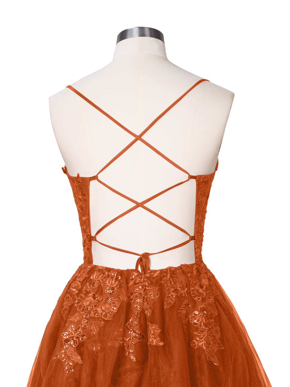 Applique Soft Tulle Mini Dress 
