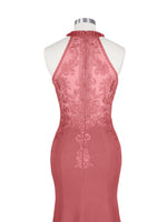 Halter Neckline Trumpet Dress 