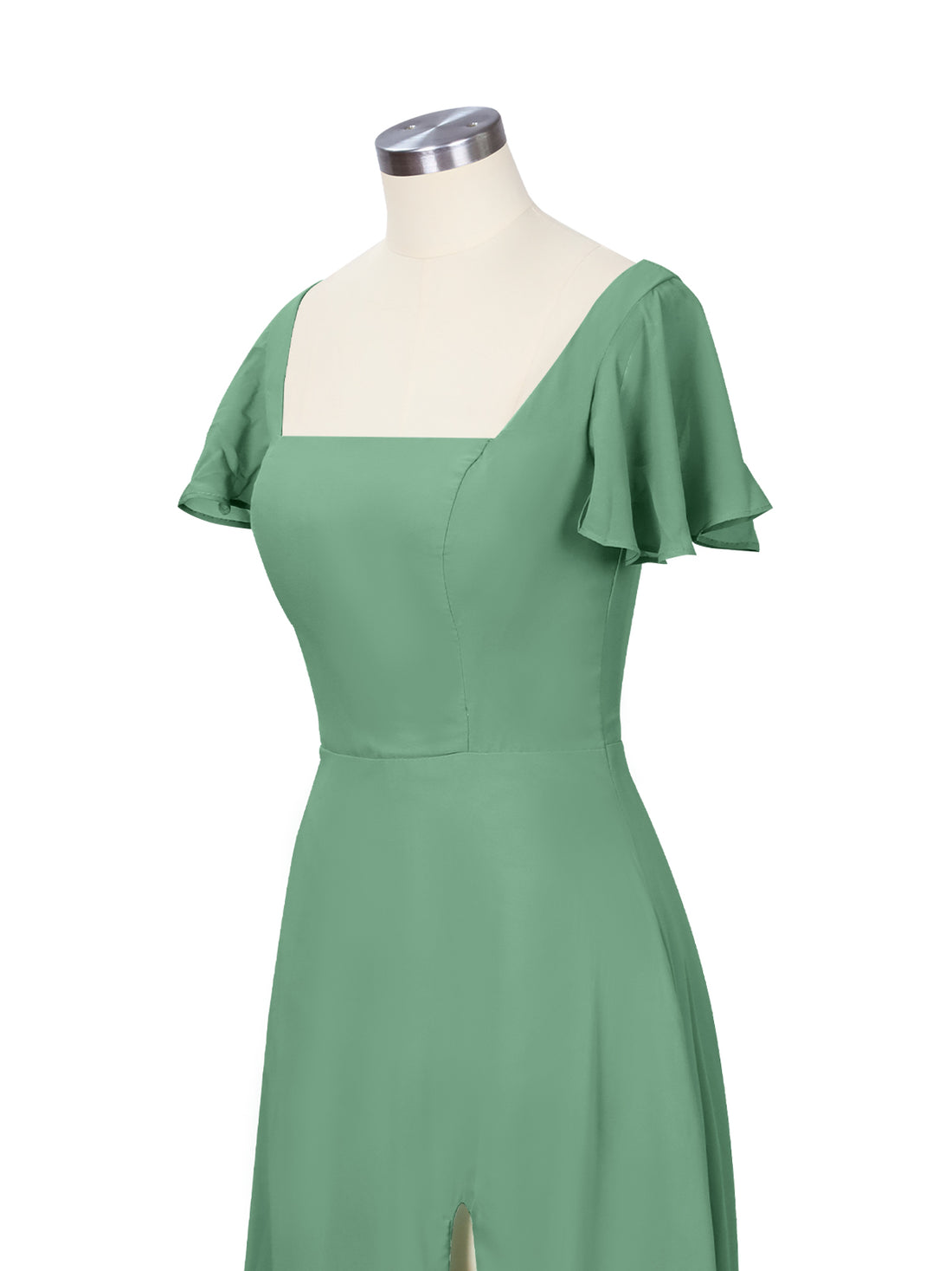 Flutter Sleeves Bridesmaid Dress 