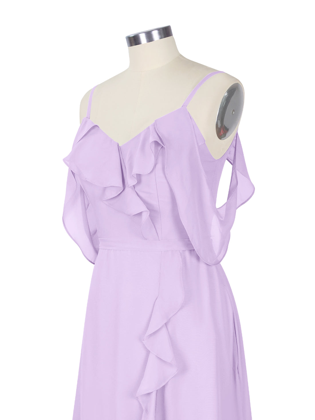 Flowy Spaghetti Bridesmaid Dress 