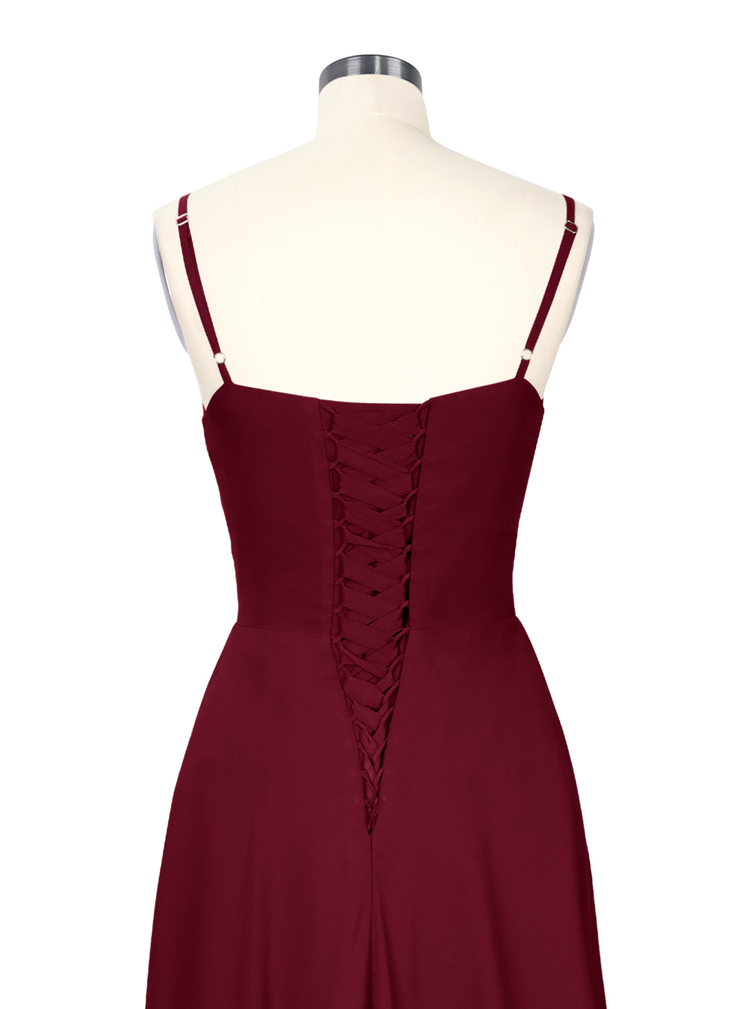 Spaghetti Asymmetrical Bridesmaid Dress 