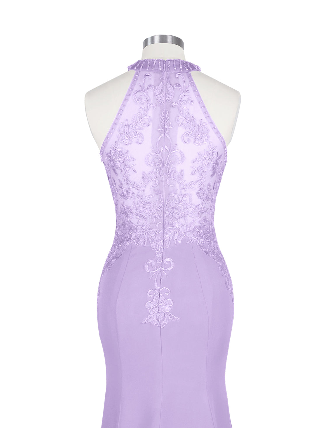 Halter Neckline Trumpet Dress 