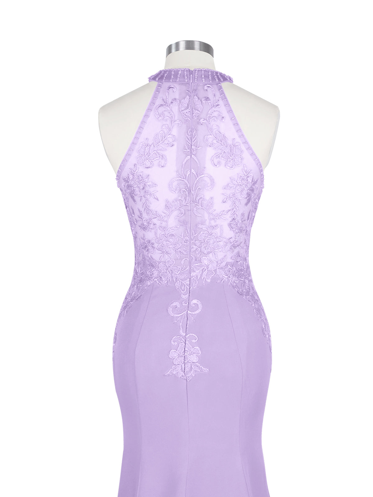 Halter Neckline Trumpet Dress 