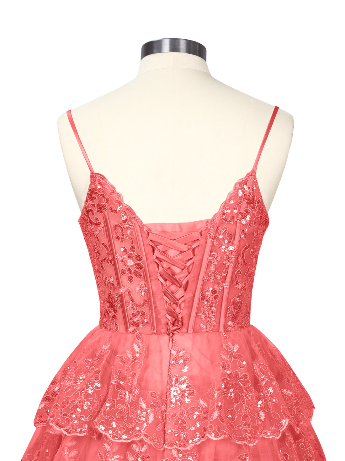 Sequin Appliques Mini Dress 