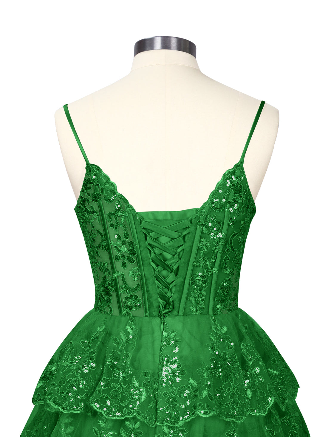 Sequin Appliques Mini Dress 