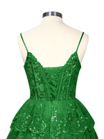 Sequin Appliques Mini Dress 