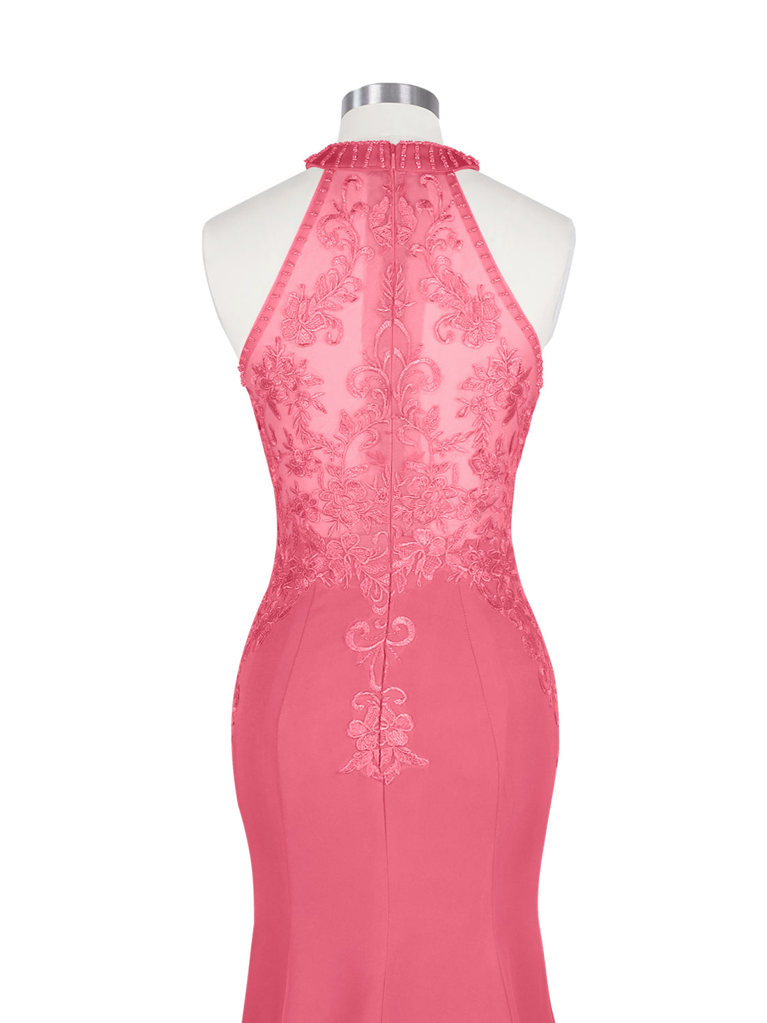 Halter Neckline Trumpet Dress 
