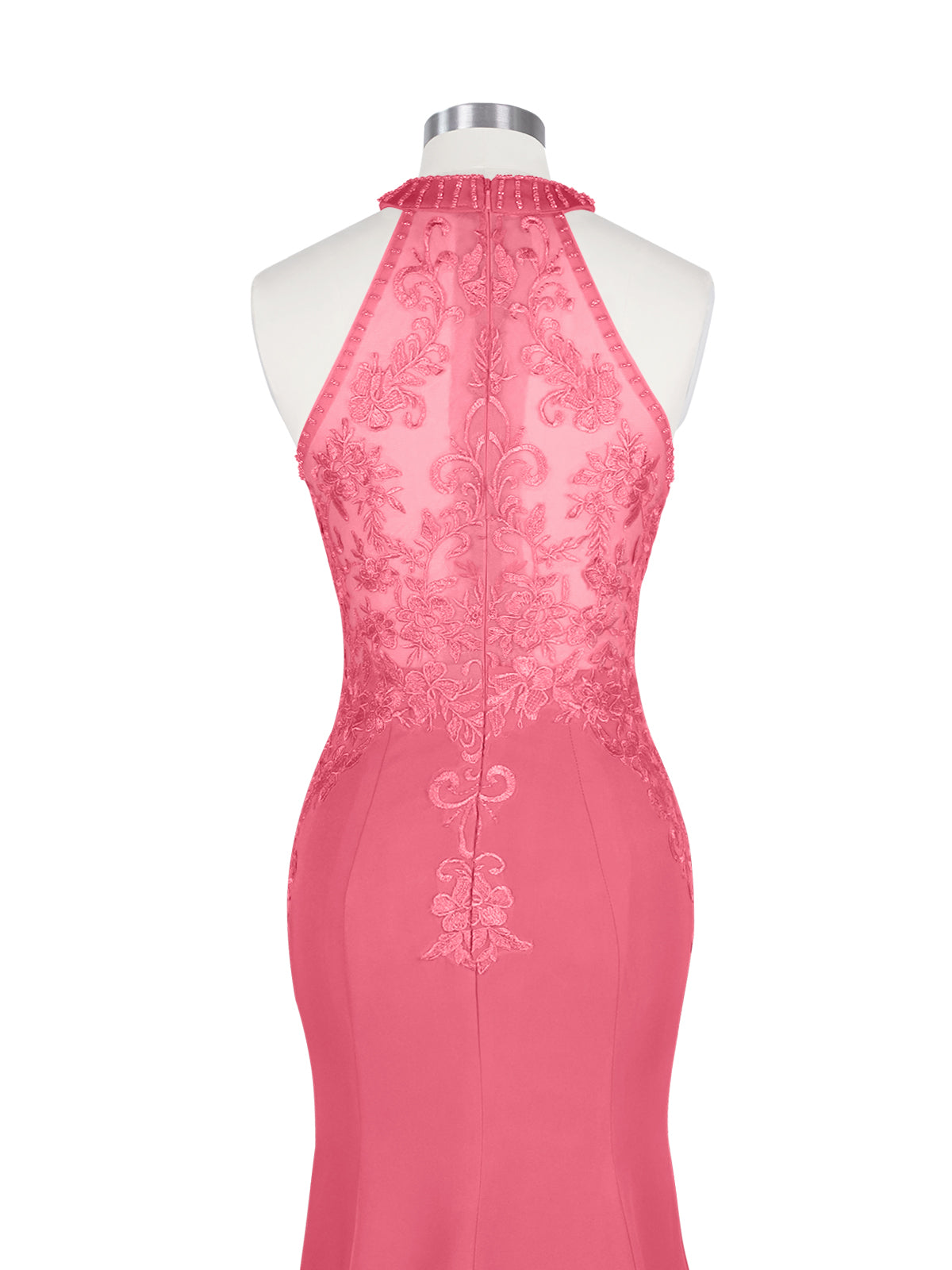 Halter Neckline Trumpet Dress 
