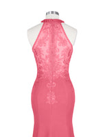 Halter Neckline Trumpet Dress 