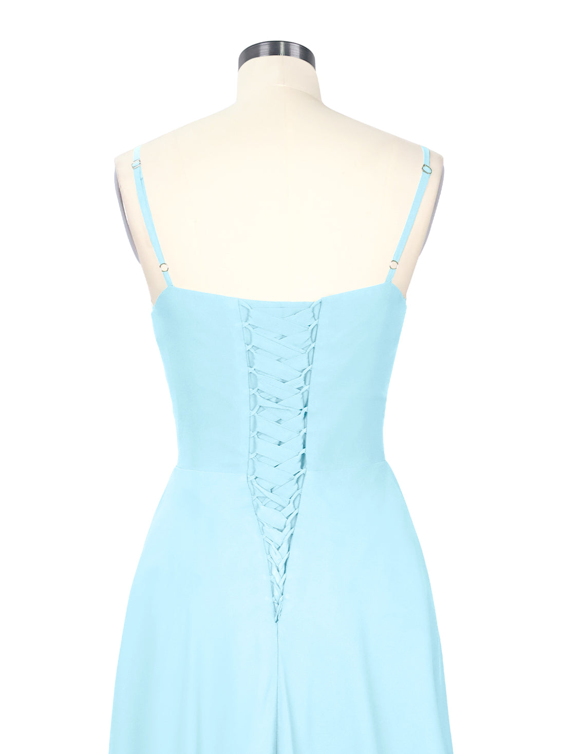 Spaghetti Asymmetrical Bridesmaid Dress 
