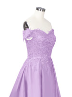 Applique Bodice Prom Dress 
