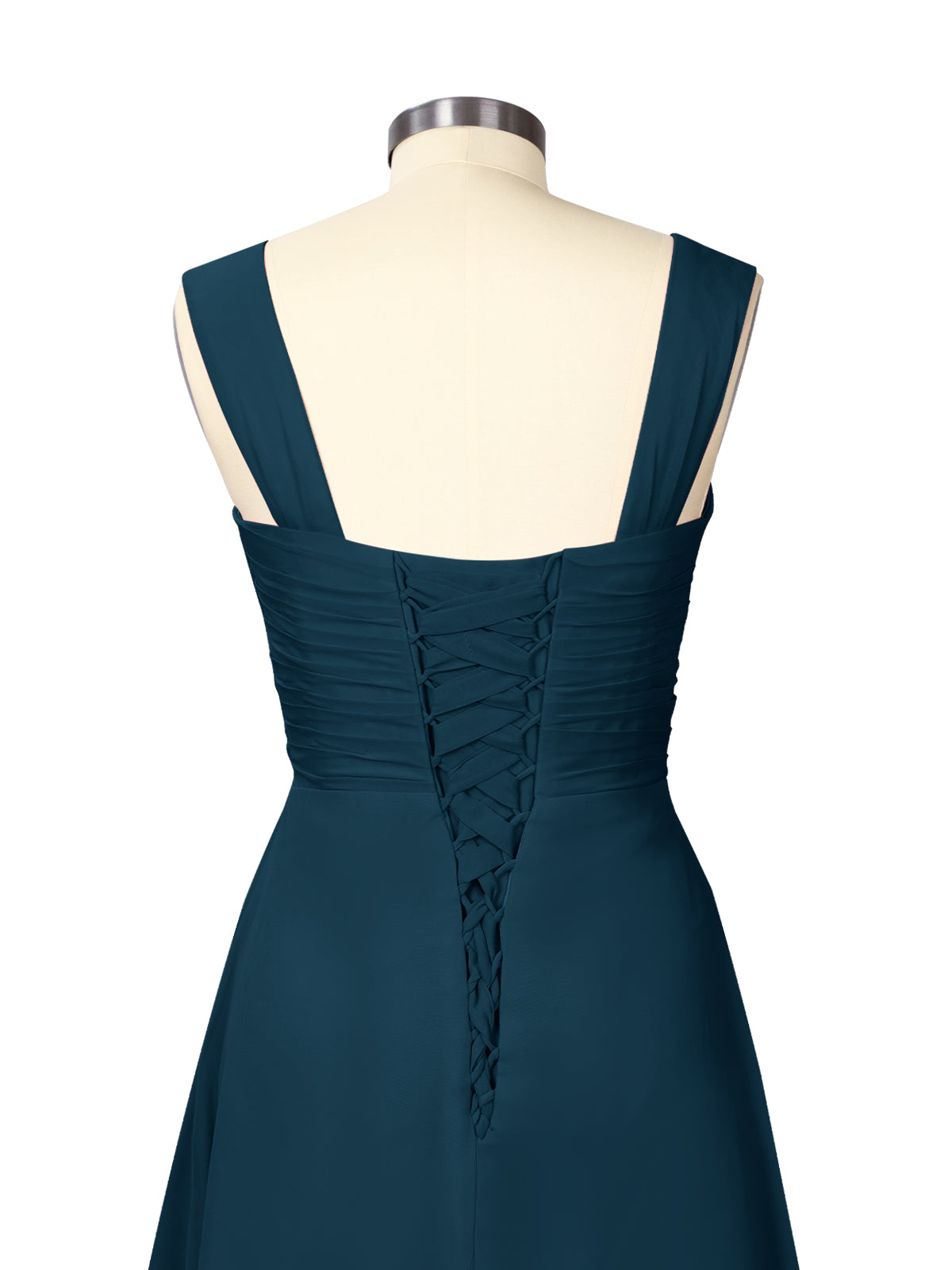 Ruched Chiffon Two-Piece Dress Set 