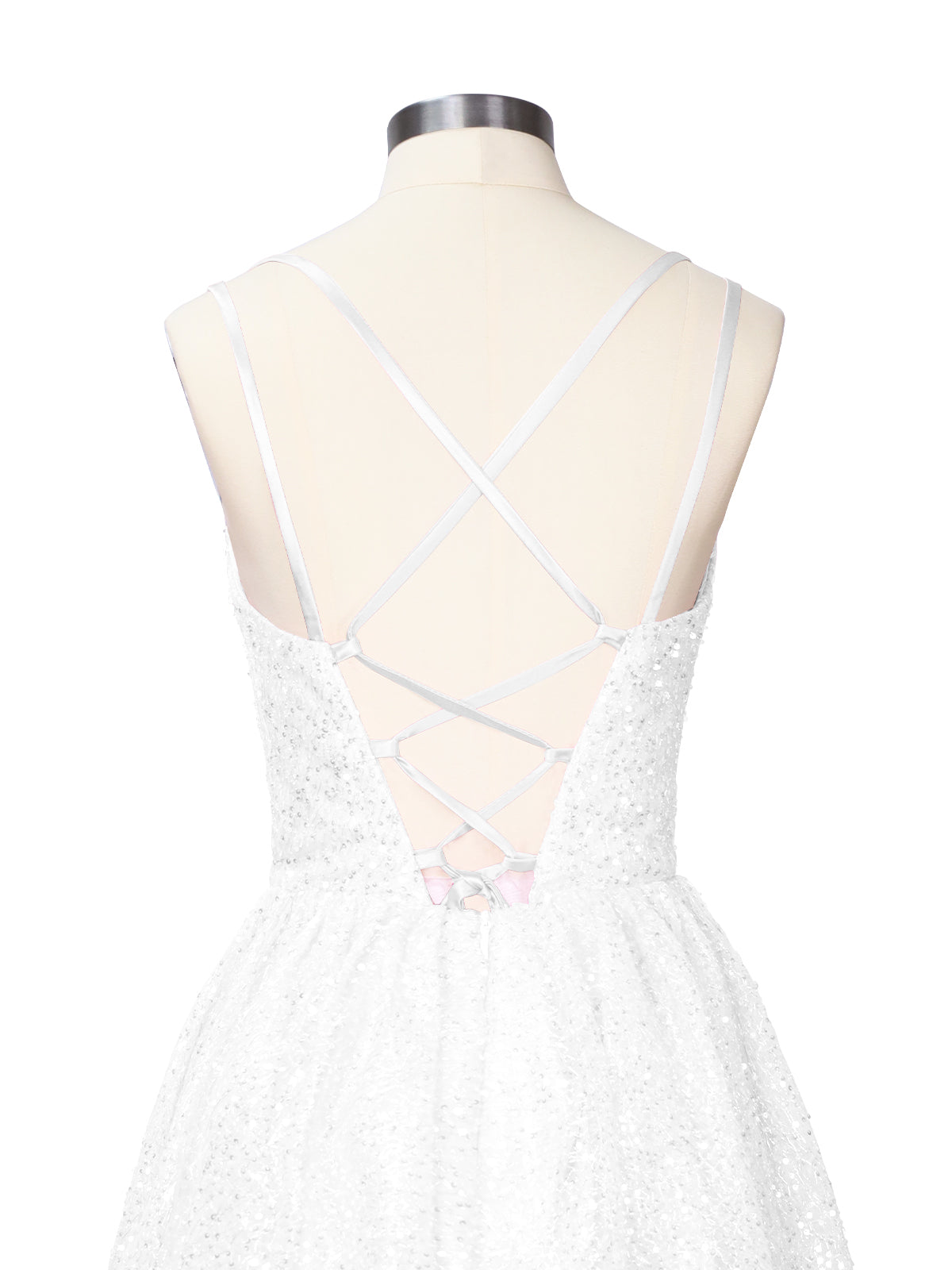 Sparkly Sequined A-line Mini Dress 
