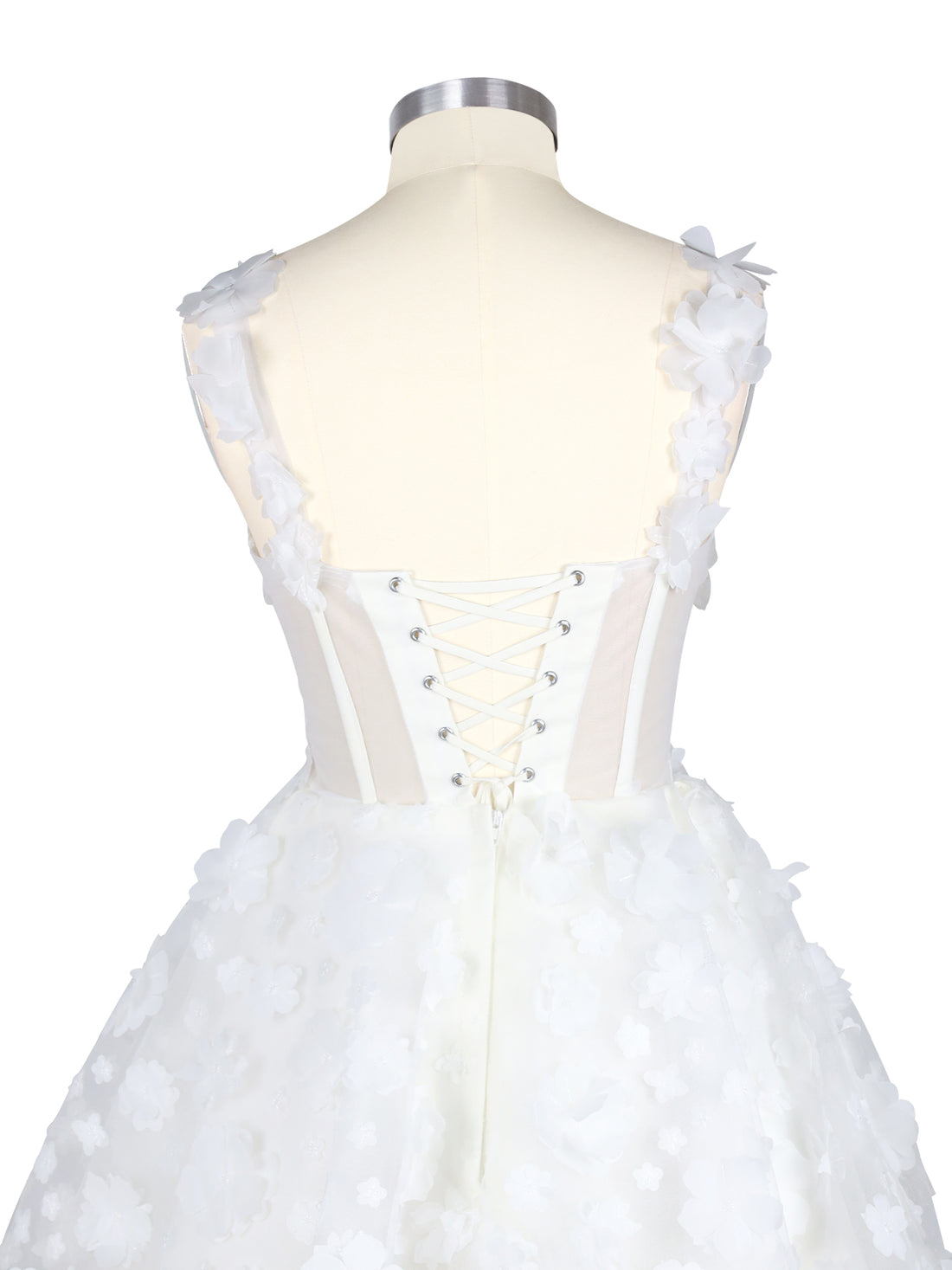 Sweetheart 3D Flower Wedding Dress 