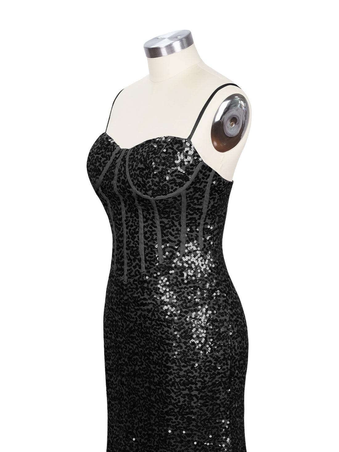 Spaghetti Sheath Prom Dress 
