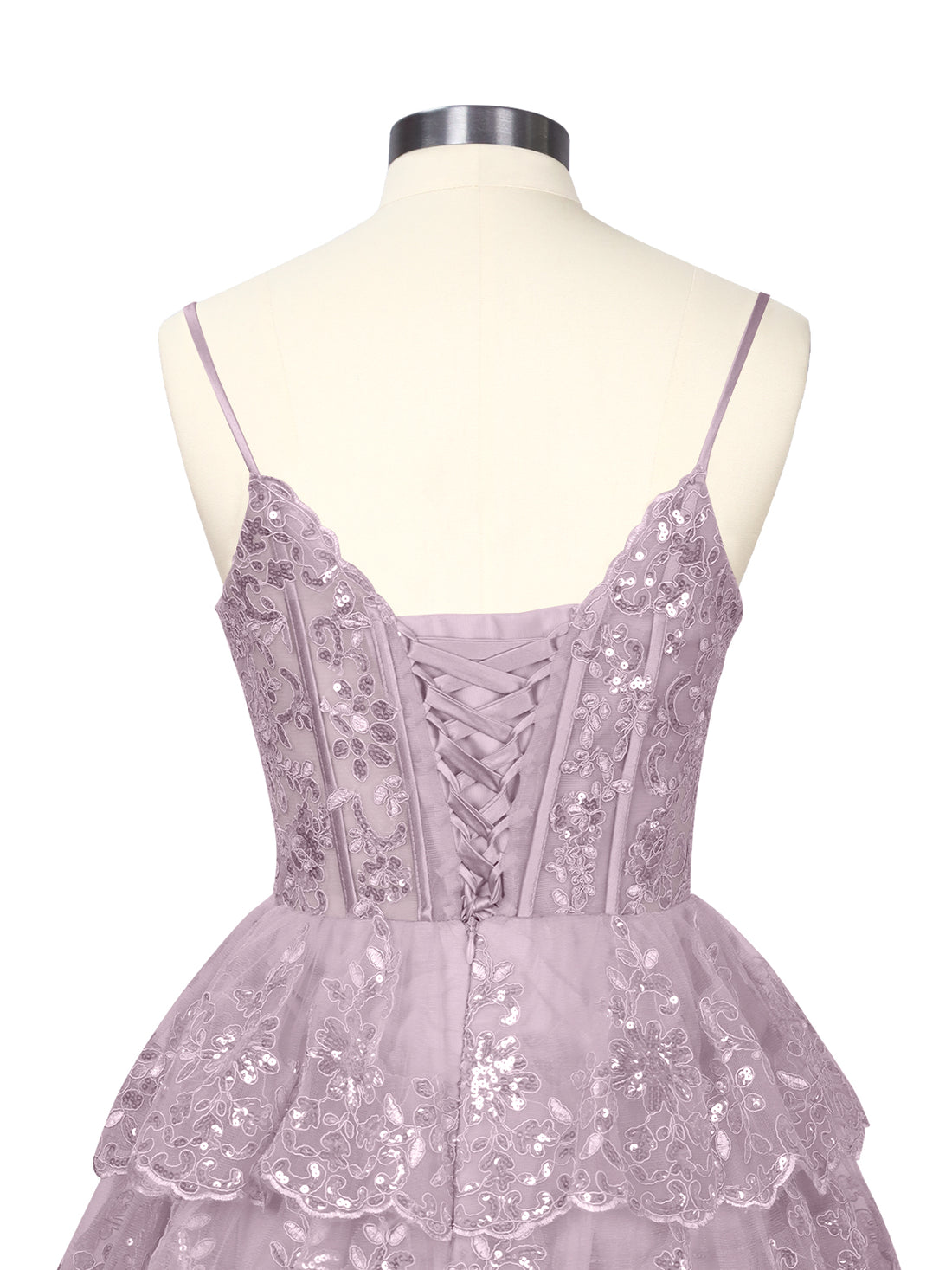 Sequin Appliques Mini Dress 