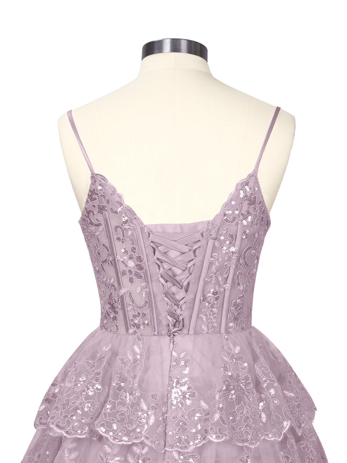 Sequin Appliques Mini Dress 